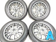 155/65R14 トーヨータイヤ オブザーブ GIZ2 　 エクシーダ 14x4.5 45 100-4穴 中古タイヤ スタッドレスタ…