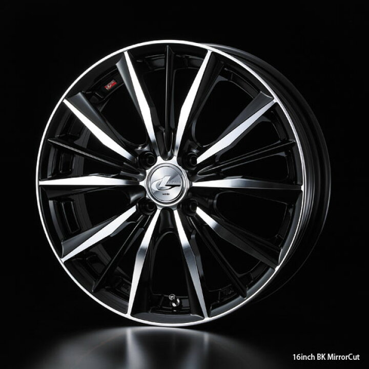 楽天市場】ウェッズ レオニス VX 18x8.0J 42 114.3-5穴 ブラック 