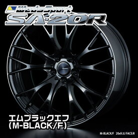 ウエッズ　Weds Sport　SA-20R　20x8.5J　38　114.3-5穴　エムブラックエフ（M-BLACK/F）　