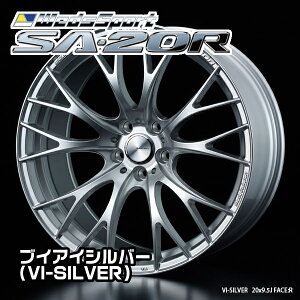 �E�G�b�Y�@Weds Sport�@SA-20R�@19x8.5J�@45�@114.3-5���@�u�C�A�C�V���o�[�iVI-SILVER�j�@