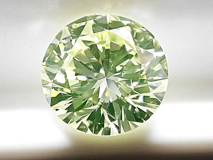 楽天市場】0．537ct FANCY YELLOWISH GREEN  