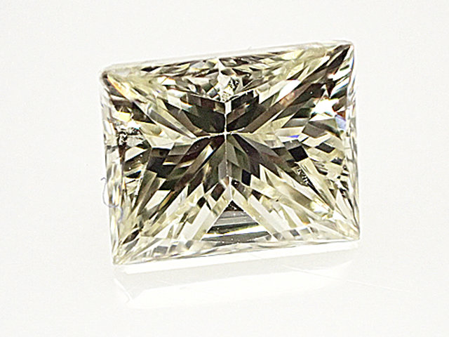 お手頃 ＶＳ品質 長角 プリンセス ０．３９１ct ＶＥＲＹ プリンセスカット ダイヤモンド ＬＩＧＨＴ ルース ＹＥＬＬＯＷ ふるさと割 超目玉 ＶＳ２