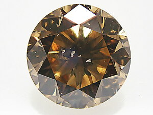 0.852ct FANCY.BROWN,SI1,ラウンドブリリアント ブラウンダイヤモンドルース