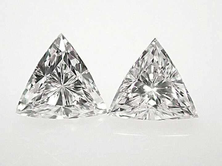 楽天市場】0．123ct ＆ 0．118ct D VS2 トリリアン 