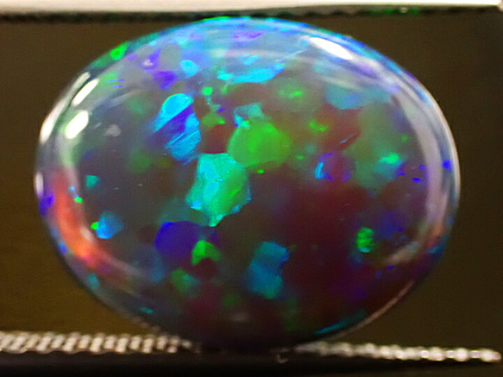 楽天市場】大粒 4．011ct 天然 ブラックオパール ルース : アイン  