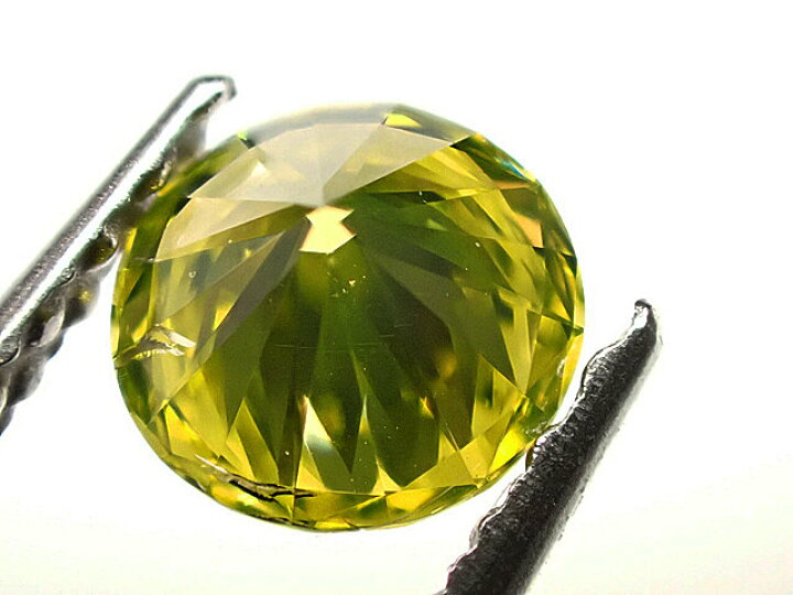 1.520 ct Fancy Intense Green Yellow VVS2 - R T Diamonds FANCY 