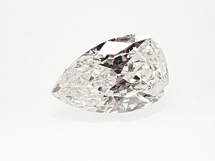 天然ダイヤモンドルース ペアシェイプ型 2ピース合計0.26ct ぷかぷか
