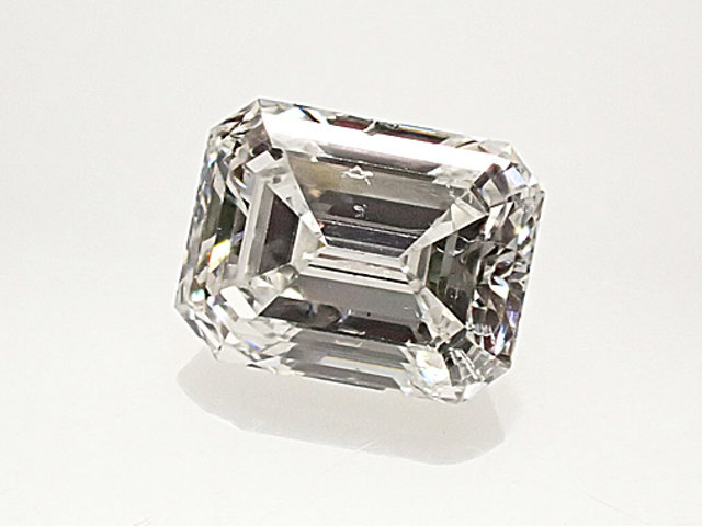 2021人気新作 ０．４２６ct Ｇ ＳＩ２ エメラルドカット ダイヤモンド