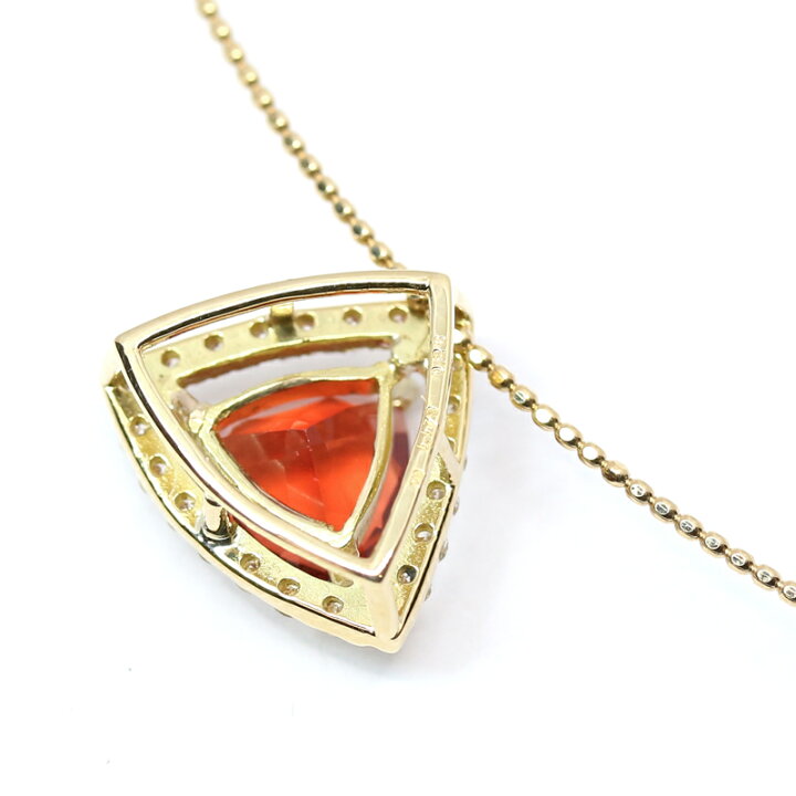 楽天市場】【ｾｰﾙ】レッドオレンジアンデシン 約1.46ct ネックレス  