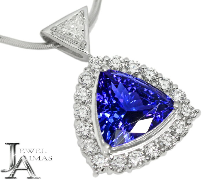 楽天市場】ブルーゾイサイト タンザナイト 4.4ct ダイヤモンド 1.34ct 