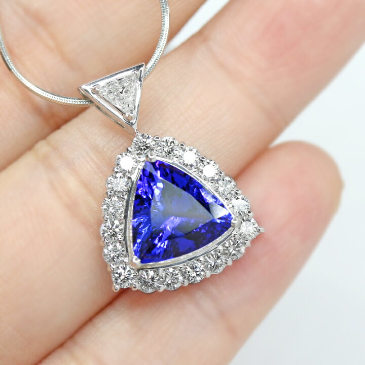 楽天市場】ブルーゾイサイト タンザナイト 4.4ct ダイヤモンド 1.34ct 
