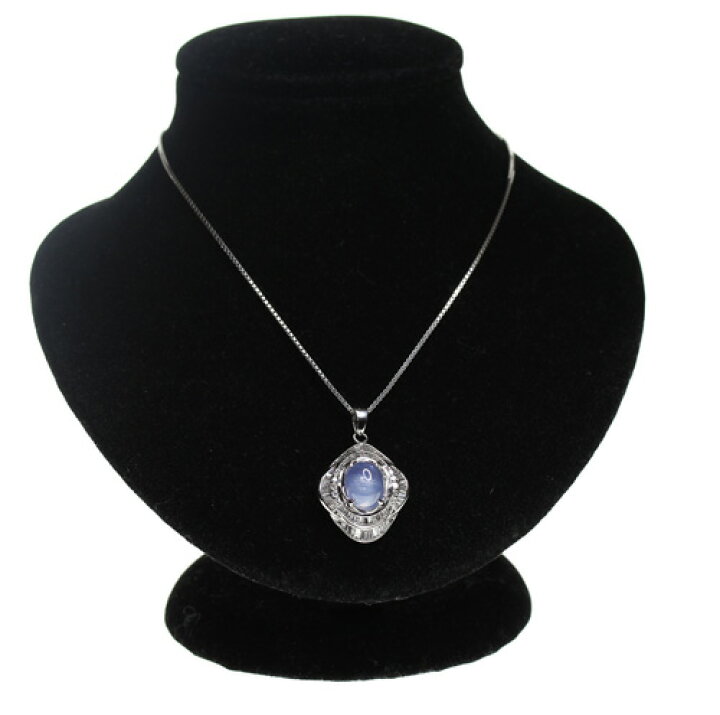 楽天市場】スターサファイア 8.07ct ダイヤモンド 1.09ct ネックレス 