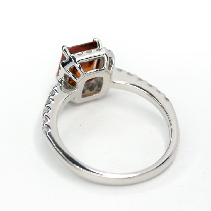 楽天市場】ヘソナイトガーネット 1.78ct リング 13号 PT900 プラチナ 