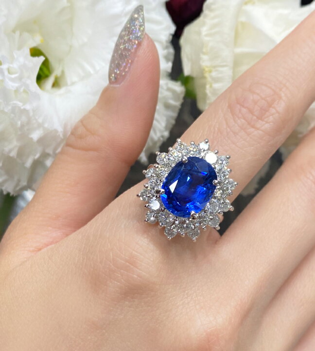 楽天市場】ミャンマー（ビルマ）産非加熱ブルーサファイア 5.73ct  