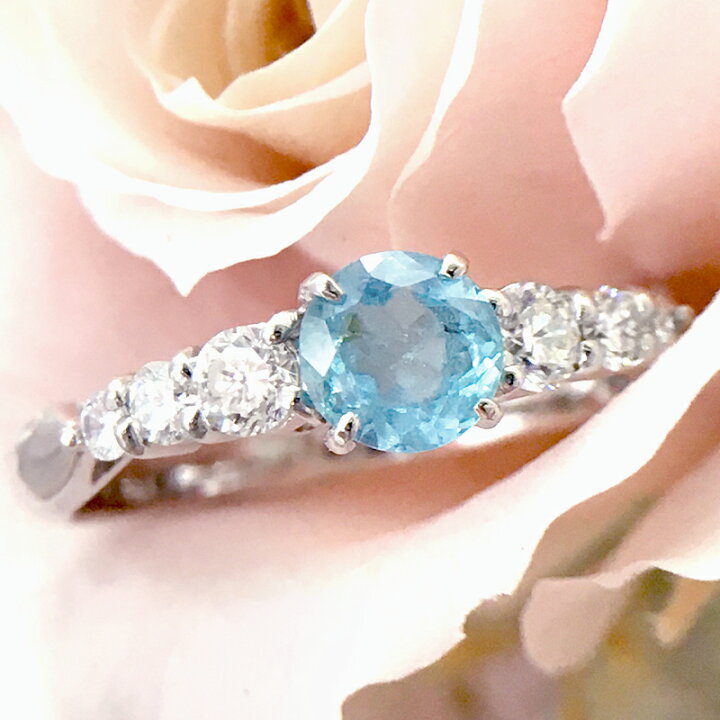 楽天市場】ブラジル産パライバトルマリン 0.41ct ダイヤモンド 0.3ct 