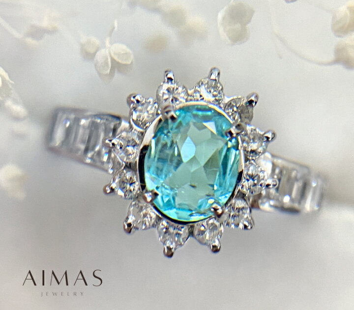 楽天市場】ブラジル産パライバトルマリン 0.41ct ダイヤモンド 0.49ct 