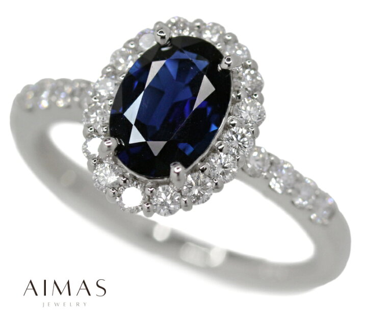 楽天市場】ブルーサファイア 1.2ct リング 12号 PT900 プラチナ  