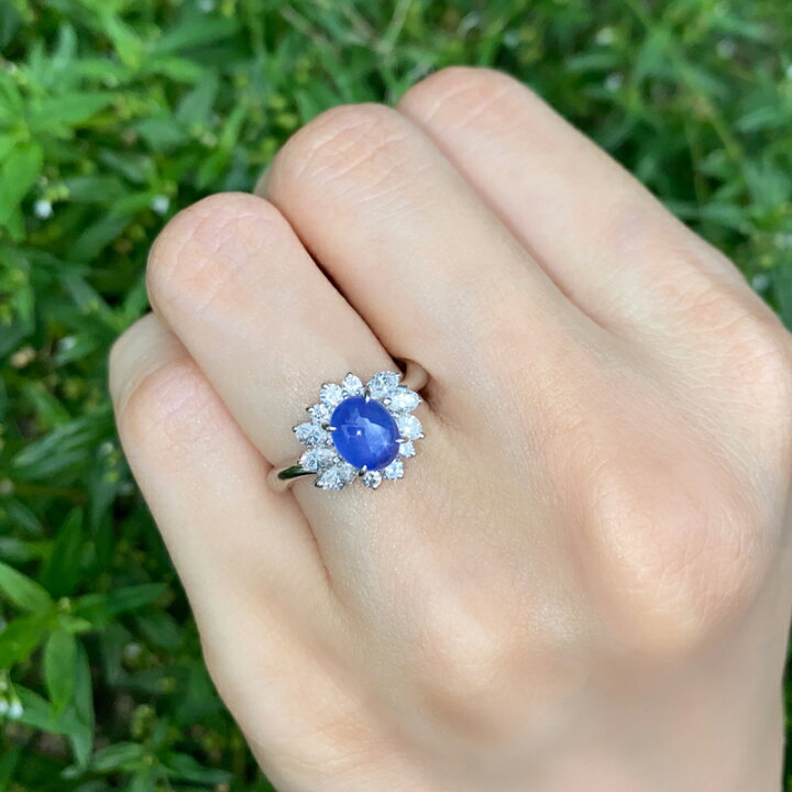 楽天市場】非加熱ブルースターサファイア 1.62ct ダイヤモンド 0.54ct 