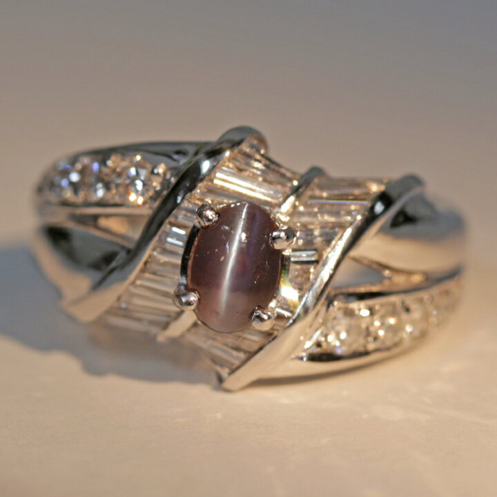 楽天市場】アレキサンドライトキャッツアイ 0.828ct ダイヤモンド 0.66 