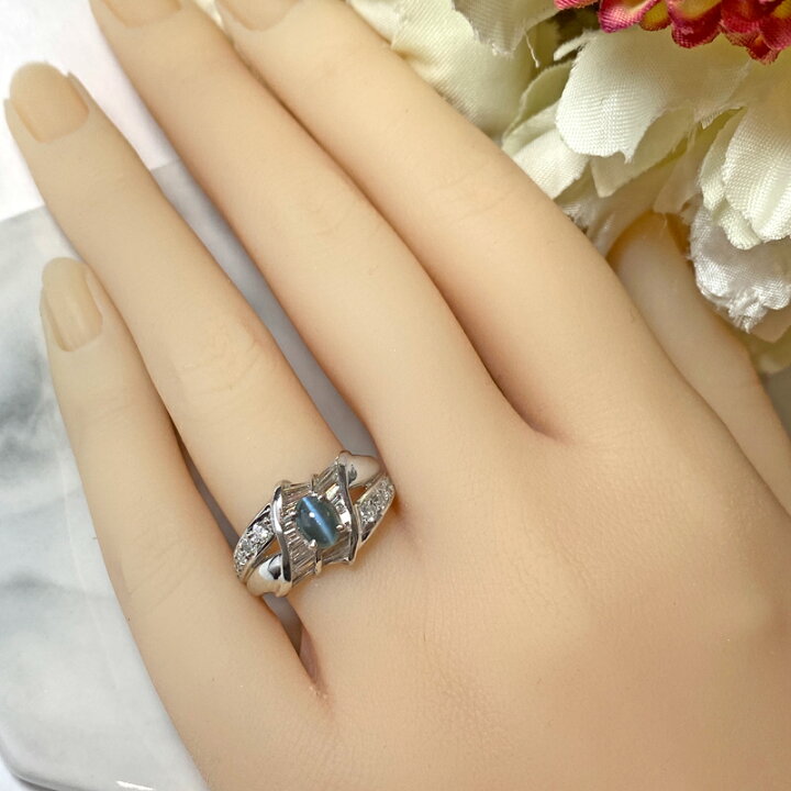 楽天市場】アレキサンドライトキャッツアイ 0.828ct ダイヤモンド 0.66 