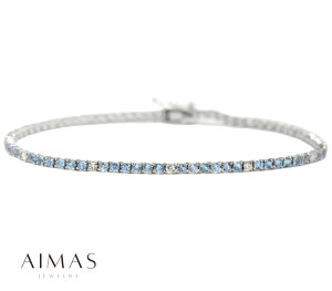 �A�N�A�}���� 2.2ct �u���X���b�g PT850 PT900 �v���`�i �_�C�������h �e�j�X�u���X���b�g �A�N���}���� �A�N�A�u���X 3���a���΁y�V�i�z�y�W���G���[�z�y���������zRYP.KA