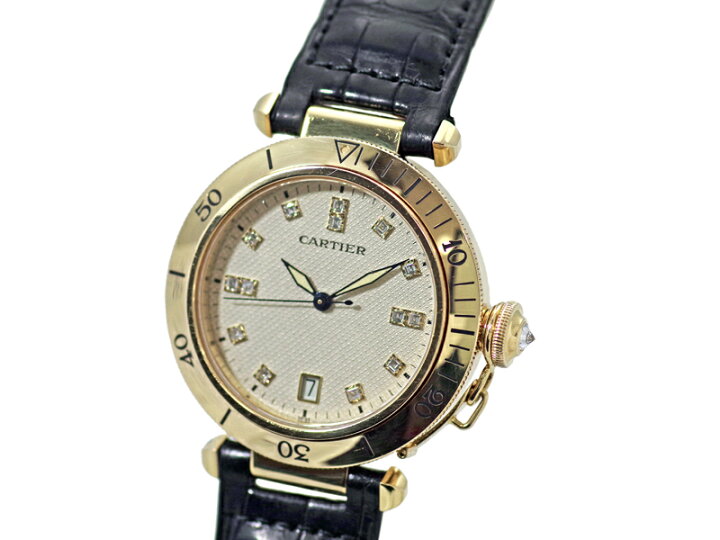 楽天市場】【Cartier】カルティエ パシャ 38mm 14P ダイヤモンド  