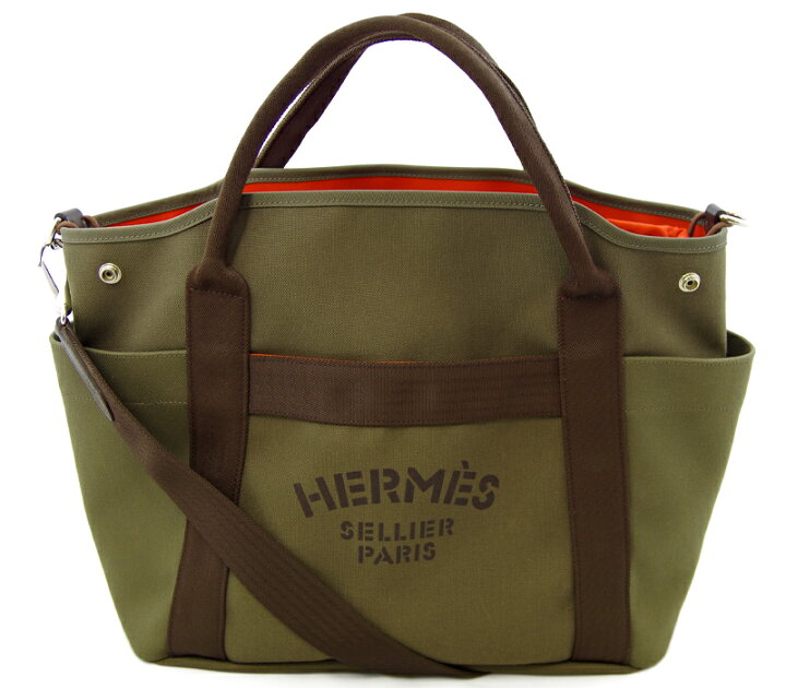 楽天市場】【HERMES】エルメス サックドパンサージュグルーム トート  