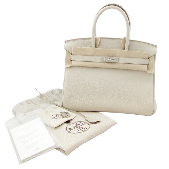 楽天市場】【HERMES】エルメス バーキン 30 ハンド トート バッグ クレ 