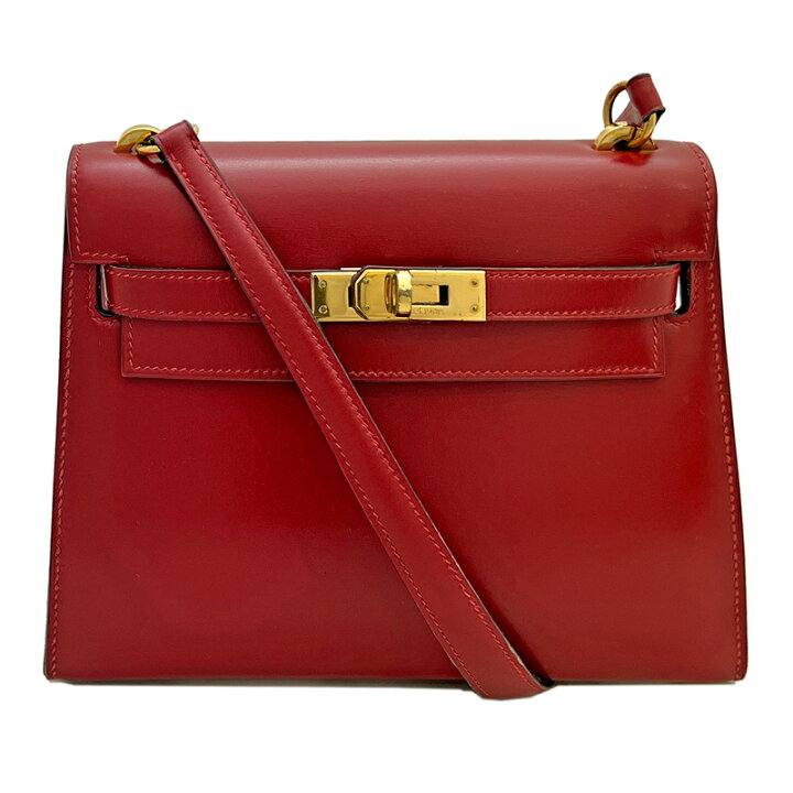 楽天市場】【HERMES】エルメス ミニケリー20 ケリーミニ レッド系 赤 