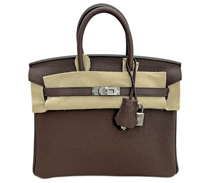 楽天市場】【HERMES】エルメス バーキン25 ダークブラウン系 ハバナ 