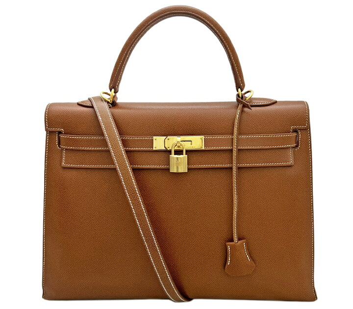 楽天市場】【HERMES】エルメス ケリー35 ブラウン系 ゴールド  