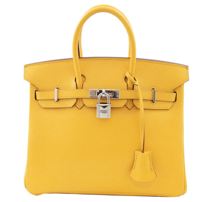 楽天市場】【HERMES】エルメス バーキン25 ハンド バッグ イエロー  