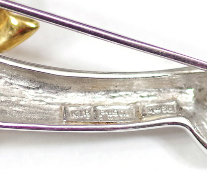 楽天市場】【WAKO】 和光 ワコー パール ダイヤモンド 0.18ct ブローチ 