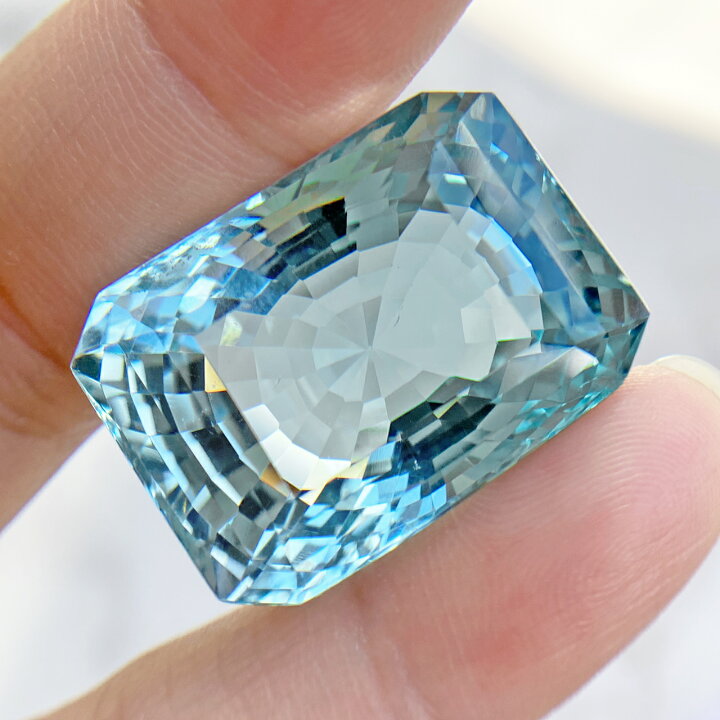 楽天市場】アクアマリン 58.437ct ルース ステップカット ミックス 