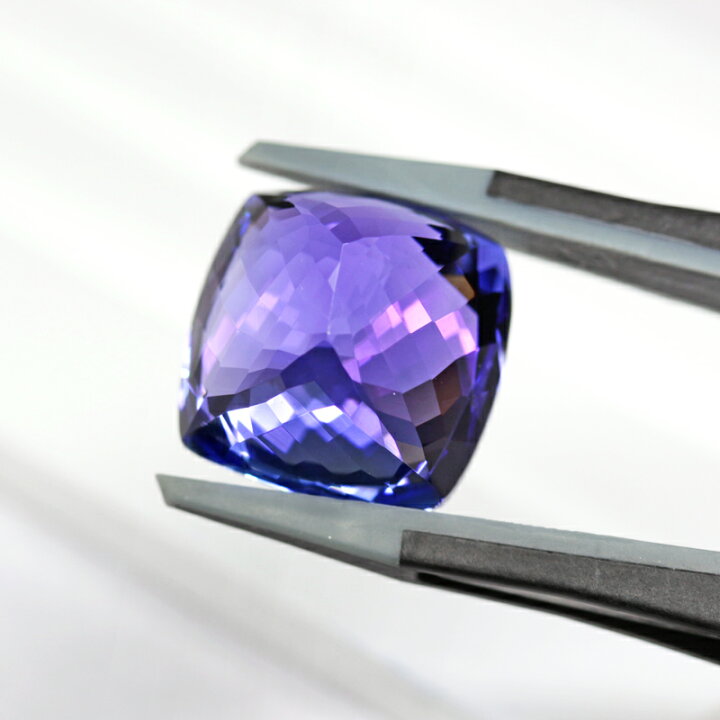楽天市場】【動画】タンザナイト 16.57ct ルース クッションカット  
