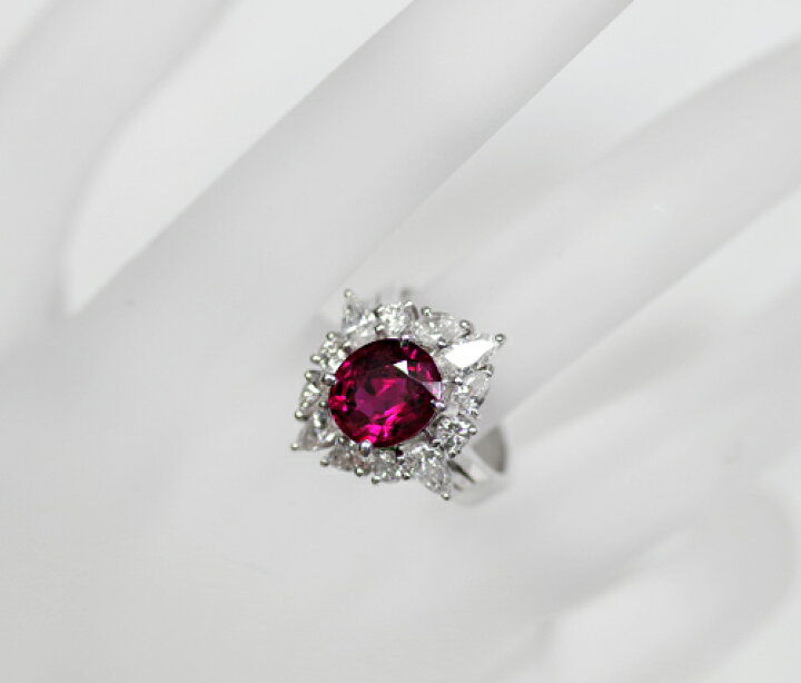 楽天市場】最高級大粒ルビー 3.37ct リング 12号 PT900 プラチナ 