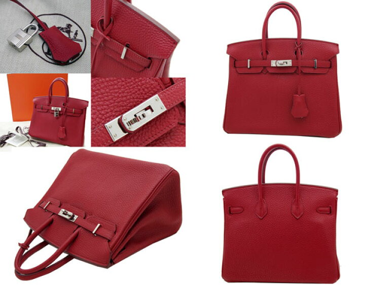 楽天市場】【HERMES】 エルメス バーキン 25 シルバー金具 ハンド 