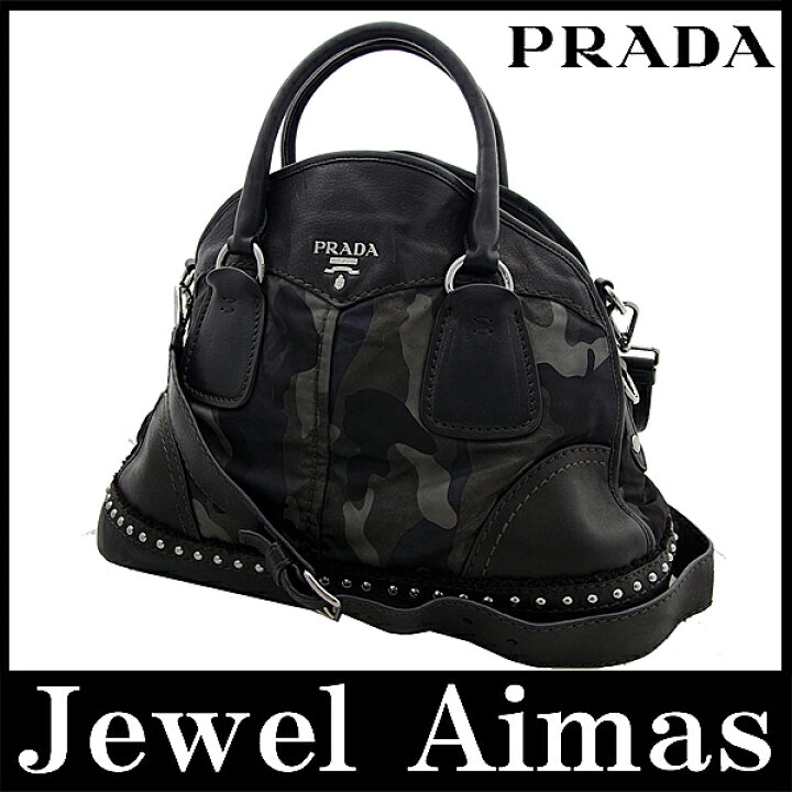楽天市場】【PRADA】 プラダ カモフラージュ 2WAY ボストン ハンド 
