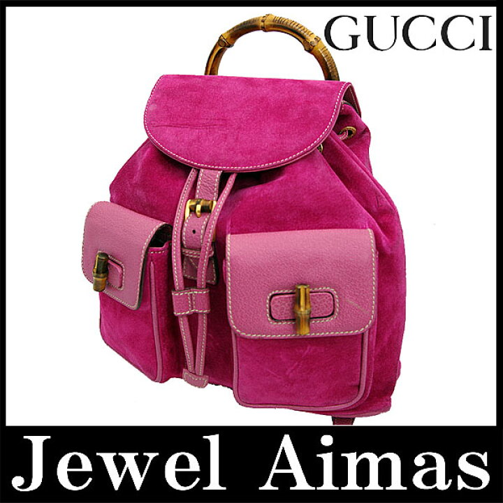 楽天市場】【GUCCI】グッチ バンブー リュックサック バッグ 