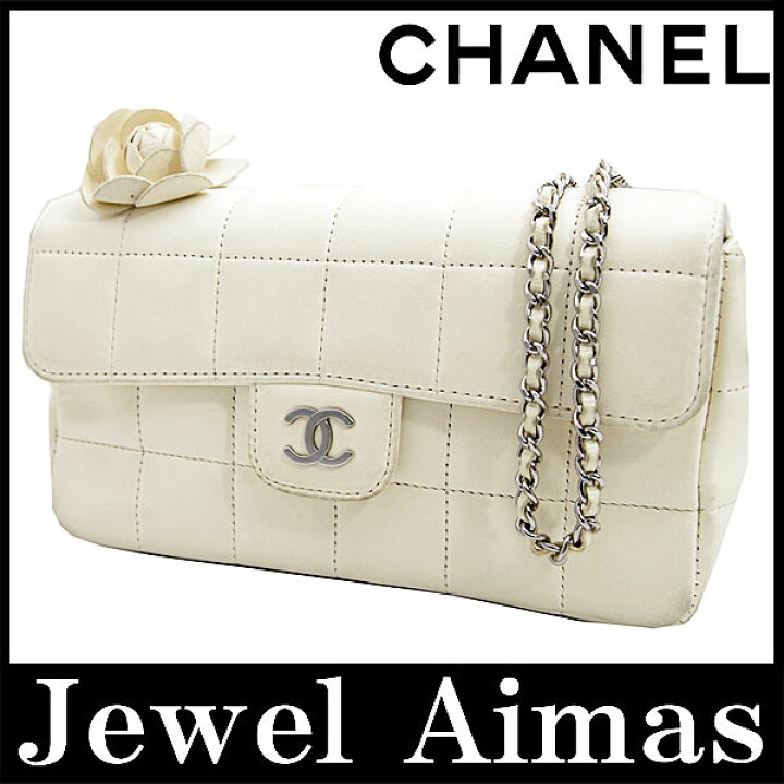 楽天市場】【CHANEL】 シャネル カメリア チョコバー チェーン 
