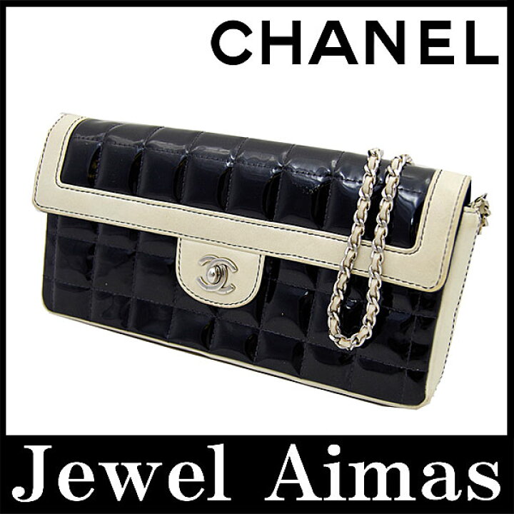 楽天市場】【CHANEL】シャネル チョコバー バイカラー チェーン  