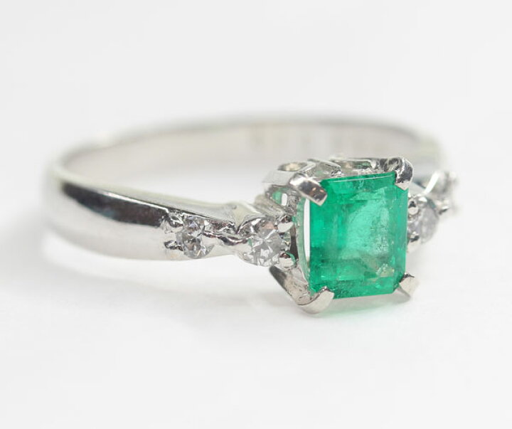 楽天市場】【ジュエリー】 エメラルド 0.53ct ダイヤモンド 0.13 