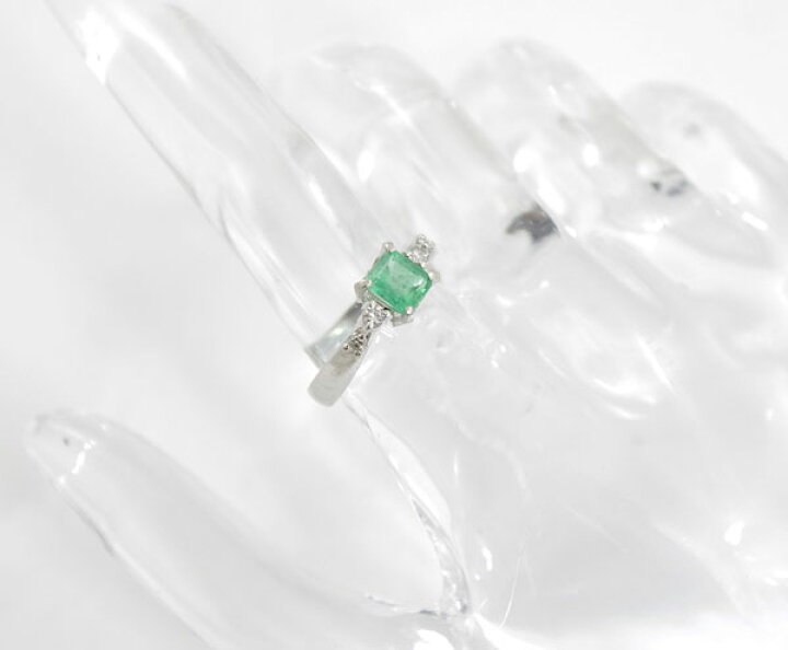 楽天市場】【ジュエリー】 エメラルド 0.53ct ダイヤモンド 0.13 