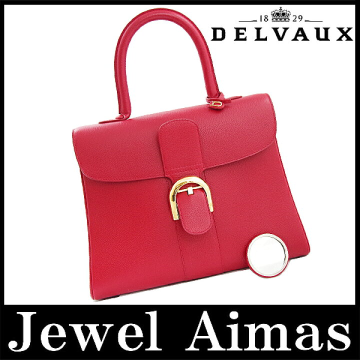 楽天市場】【DELVAUX】デルヴォー ブリヨン ハンド バッグ レッド 赤 
