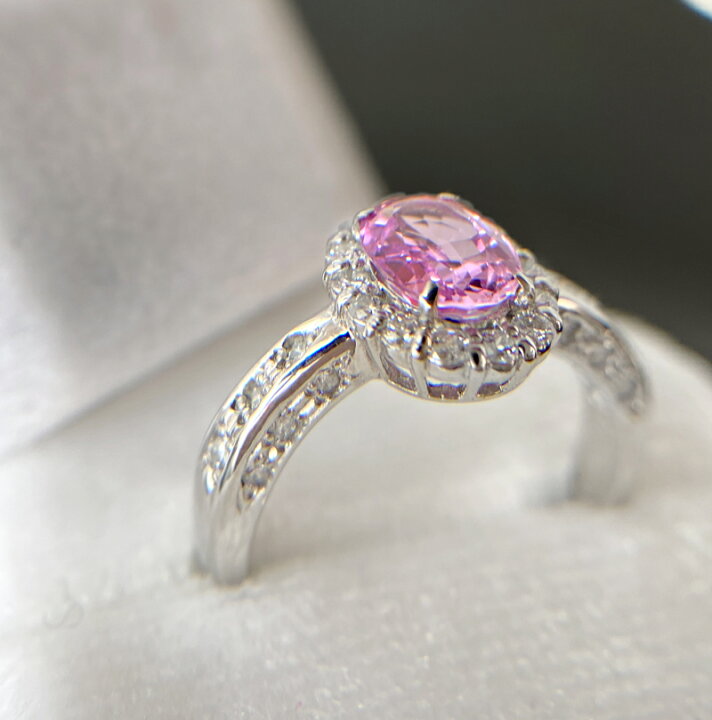 楽天市場】ピンクサファイア 1.144ct リング 12.5号 PT900 プラチナ  