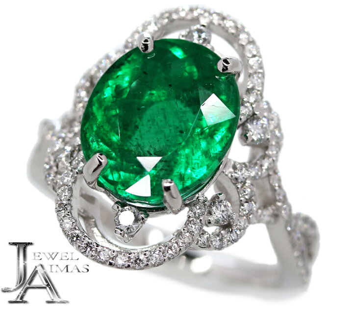 楽天市場】【ｾｰﾙ】ザンビア産ビビッドグリーンエメラルド 4.53ct 