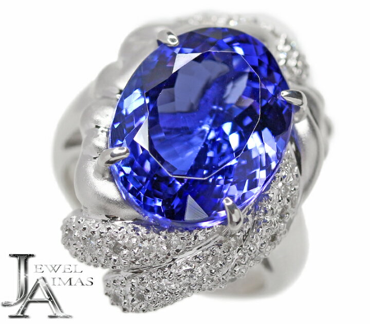 楽天市場】タンザナイト 11.4ct リング 13号 PT900 プラチナ  