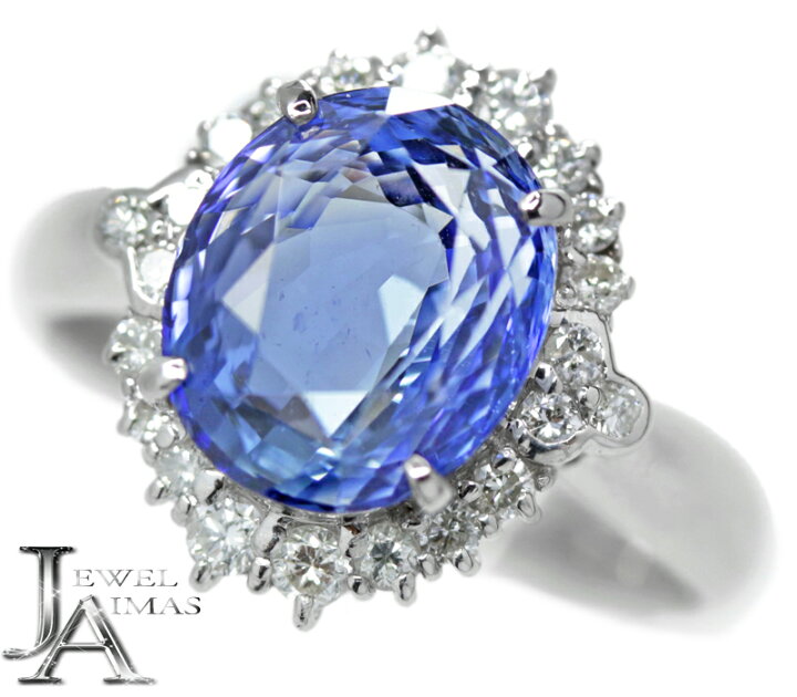 楽天市場】スリランカ産ブルーサファイア 6.09ct ダイヤモンド リング 