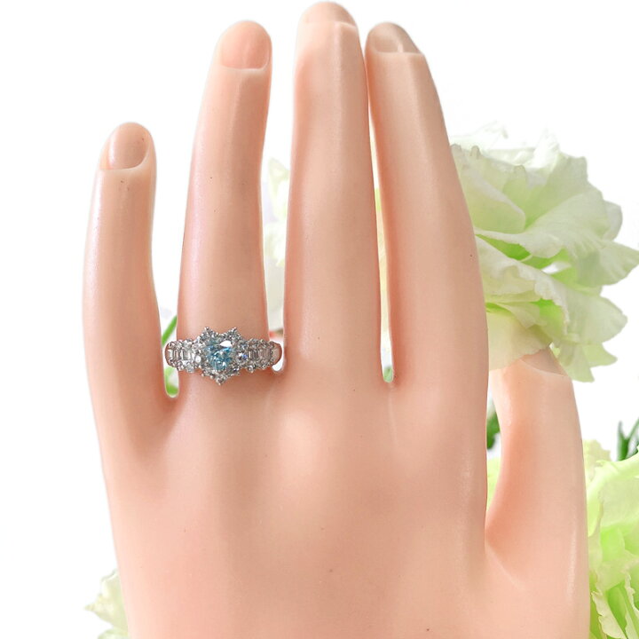 楽天市場】トリートアイスブルーダイヤモンド 0.398ct (FANCY GREENISH 