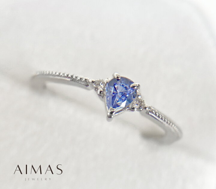 楽天市場】ベニトアイト 0.15ct ダイヤモンド 0.03ct ペアシェイプ 